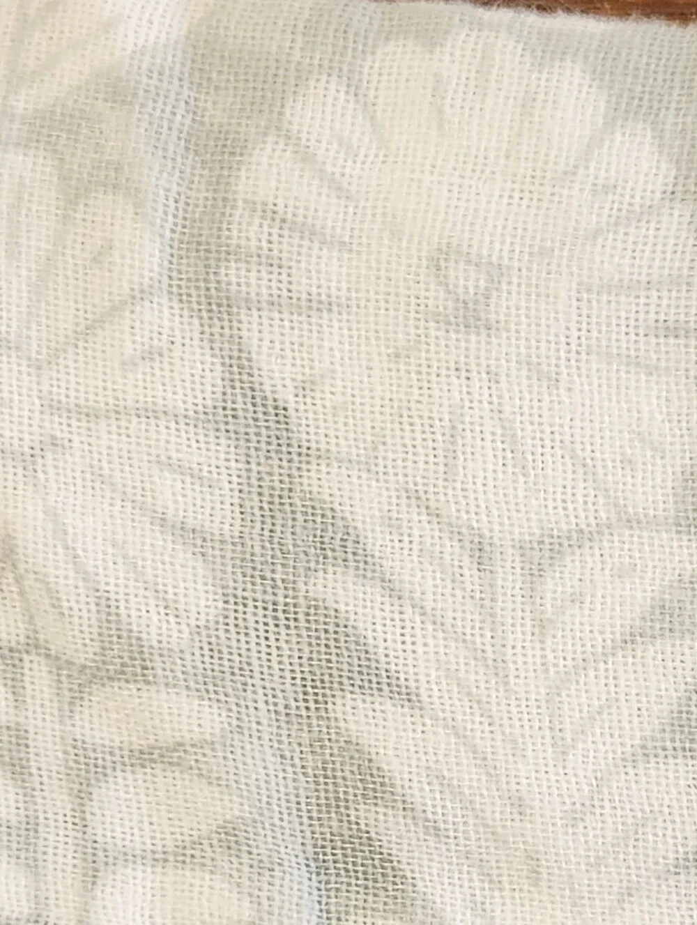 Pottery Barn Teen Hiri Floral Gauze Flat Sheet Twin XL Sage Scandinavian Folk
